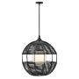 Quintiesse Maddox QN-MADDOX-P-M-BK-BK Lampă cu pendul 1x60W/E27 IP44
