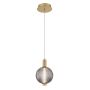 Quintiesse Palmas QN-PALMAS-1MP-BG Lampă cu pendul 1x12W/LED 3000K 791lm IP20