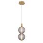 Quintiesse Palmas QN-PALMAS-2MP-BG Lampă cu pendul 1x20W/LED 3000K 1266lm IP20