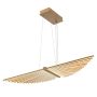 Quintiesse Seraph QN-SERAPH-LP-L-BG Lampă cu pendul 1x57W/LED 3000K 1192lm IP20