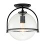 Quintiesse SOMERSET QN-SOMERSET-F-C-BK Lampă de tavan 1x60W/E27