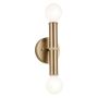 Quintiesse Torche QN-TORCHE-2W-CPZ Aplique de perete 2x3W/G9 3000K 600lm IP44