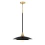 Quintiesse Welsh QN-WELSH-P-BK Lampă cu pendul 1x15W/LED 3000K 750lm IP20