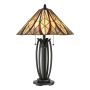 Elstead Lighting VICTORY & HOLMES QZ-VICTORY-TL Lampă de masă 2x60W/E27