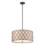 Quoizel BROWN LATTICE QZ-BROWN-LATTICE-P-L Lampă cu pendul 4x60W/E27