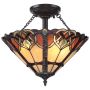 Quoizel CAMBRIDGE QZ-CAMBRIDGE-SF Lampă de tavan 2x60W/E27