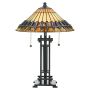 Quoizel CHASTAIN QZ-CHASTAIN-TL Lampă de masă 2x60W/E27