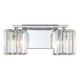 Quoizel Divine QZ-DIVINE2-PC-BATH Aplique de perete 2x3.5W/G9 IP44