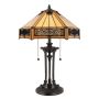 Quoizel INDUS QZ-INDUS-TL Lampă de masă 2x60W/E27