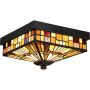 Quoizel INGLENOOK QZ-INGLENOOK-F Lustră de tavan 2x60W/E27 IP44