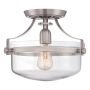 Quoizel PENN STATION QZ-PENN-STATION-F-BN Lampă de tavan 1x60W/E27