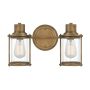 Quoizel Riggs QZ-RIGGS2-BATH-WS Aplique de perete 2x40W/E27 IP44