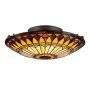 Quoizel WEST END QZ-WEST-END-F Lustră de tavan 2x75W/E27