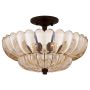 Quoizel Whitecap QZ-WHITECAP-SF-M Lampă de tavan 4x40W/E14 IP20