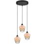 Trio BORKA R31263336 Lampă cu pendul 3x40w/e27 ip20