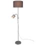 Trio OWEN R40192007 Lampă de podea 2x52w/e27+e14 ip20