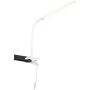 Trio NEVADA R57941131 Lampă de birou cu clema 1x5w/led 3000+4000+5000k 600lm ip20