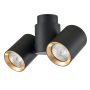 Light Prestige Boston LP-741/2W BK/GD Spot 2x50W/GU10 IP20