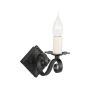 Elstead Lighting RECTORY RY1A-BLACK Aplique de perete 1x60W/E14