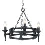 Elstead Lighting SAXON SAX3-BLK Candelabru 3x60W/E14