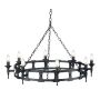 Elstead Lighting SAXON SAX8-BLK Candelabru 8x60W/E14