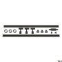 SLV 1F TRACK SET 143190 Proiector de șină 3x4.3W/GU10 2956LM IP20