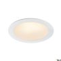 SLV AKALO 83 1001264 Lumină îngropată deasupra plafonului 1x9W/LED 3000/4000/5700K 800/880/850LM IP20