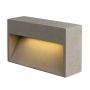 SLV CONCRETO 1006405 Aplique de perete 1x12W/LED 3000K 470lm IP65