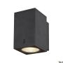 SLV ENOLA SQUARE 1003417 Aplique de perete 1x11W/LED 3000/4000K 980LM IP65