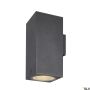SLV ENOLA SQUARE 1003438 Aplique de perete 2x55W/LED 3000/4000K 5400/6000LM IP65