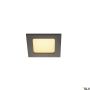 SLV FRAME BASIC 112720 Lumină îngropată deasupra plafonului 1x8.3W/LED 3000K 600LM IP20
