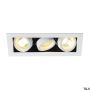 SLV KADUX 115531 Lumină îngropată deasupra plafonului 3x50W/GU10 IP20
