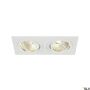 SLV NEW TRIA 1 SET 113891 Lumină îngropată deasupra plafonului 2x14W/LED 2700K 1160LM IP20