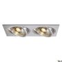 SLV NEW TRIA 111382 Lumină îngropată deasupra plafonului 2x75W/GU10/ES111 IP20