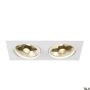 SLV NEW TRIA 113841 Lumină îngropată deasupra plafonului 2x75W/GU10/ES111 IP20
