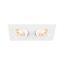 SLV NEW TRIA® 1008509 Lumină îngropată deasupra plafonului 2x10W/GU10