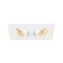 SLV NEW TRIA® 1008511 Lumină îngropată deasupra plafonului 2x13.6W/LED 2700K 1220lm