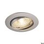 SLV PIKA 1000721 Lumină îngropată deasupra plafonului 1x50W/GU10 IP20
