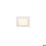SLV SENSER 1003011 Lumină îngropată deasupra plafonului 1xLED 3000K 440LM IP20