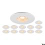 SLV UNIVERSAL DOWNLIGHT 1007272 Lumină îngropată deasupra plafonului 1x8W/LED 2700K|3000K|4000K|6500K 560lm|610lm|680lm|640lm ip20_ip65