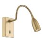 Dar Lighting TADLEY TAD0763 Aplique de perete 1x1W/LED 3000K 87LM IP20
