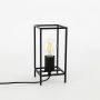 Italux MELANDO TB-3343-1S-BK Lampă de masă 1x40W/E27 IP20