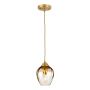 Elstead Lighting Tiber TIBER-P-AMBER Lampă cu pendul 1x60W/E27