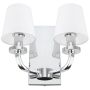 Cosmolight NEW YORK W02503CH-WH Aplique de perete 2x40w/E14 IP20