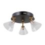 Italux Orella WL-34393-3R-BK-HBR Spot 3x12W/LED 3000K 750lm IP20