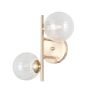 Italux Toledo WL-40717-2-HBR Aplique de perete 2x5W/G9 IP20