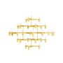 King Home ATOMIC GRANDE XCP9120-30.GOLD Lampă cu pendul 30x10W/G9 IP20