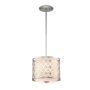 Elstead Lighting Ziggy ZIGGY-1P-S-LS Lampă cu pendul 2x40 W/E14