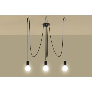 Sollux EDISON SL.0370 Lampă cu pendul 3x60W/E27