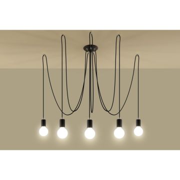 Sollux EDISON SL.0371 Lampă cu pendul 5x60W/E27